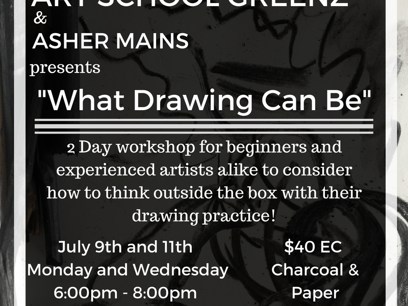 Completed: July 9th and 11th “What Drawing Can&nbsp;Be”