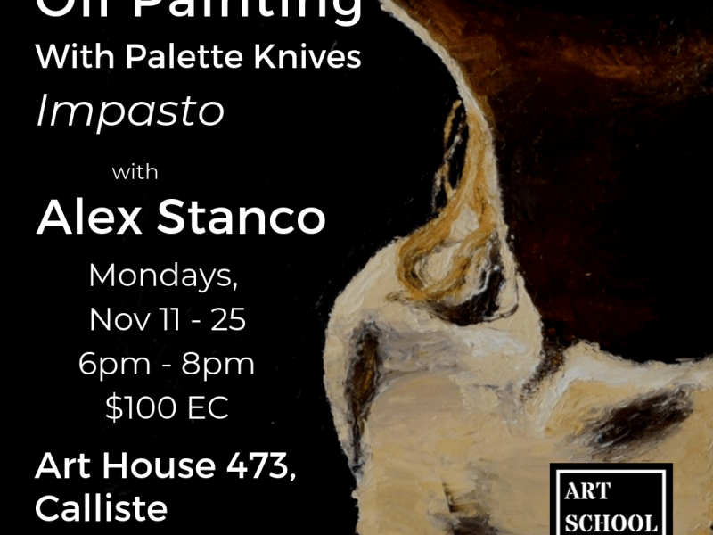 Oil Painting with Palette Knives:&nbsp;Impasto