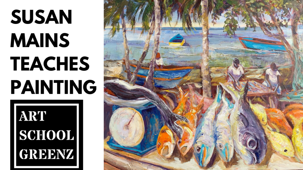SUSAN MAINS TEACHES PAINTING